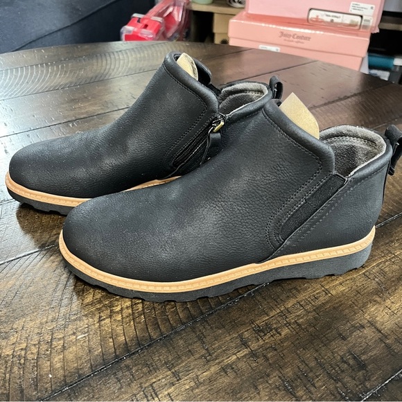 Dr. Scholl's Shoes - Dr. Scholl's Margo Lug Sole Black Chelsea Boots, 6M